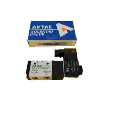 Airtac Solenoid Valve 3V210-08-NC-T, 1/4NPT, Single Solenoid, specify voltage