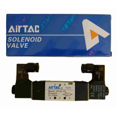 Airtac Solenoid Valve 4V12006, 1/8 NPT, Double Solenoid, specify voltage, replaces 4V120-06