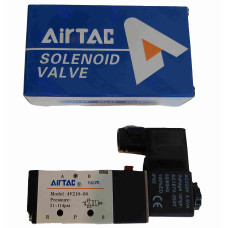 Airtac Solenoid Valve 4V21008, 1/4NPT, Single Solenoid, specify voltage