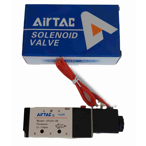 Air Pneumatic Solenoid Valve 2 Position 5 Way 1/4" 4V210-08-F-DC24V – Airtac