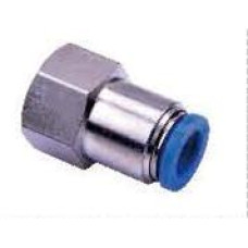 Airtac Female Connector, Nickel Plated Brass, 16 sizes