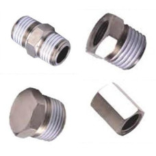 Airtac High Quality Fittings, Inch sizes, Nickel Plated Brass, 4 types