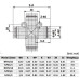 Airtac Union Cross, NPZ Series, PBT thermoplastic housing, 5 sizes