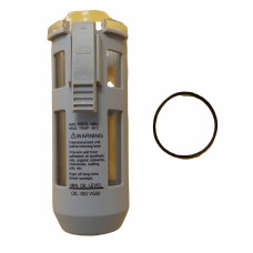 Mindman Bowl, Mindman part# BOWL-MAL302-U, MAL302 Lubricator Bowl with bowl guard