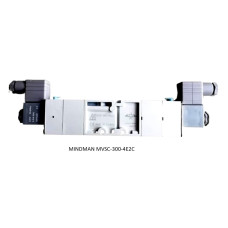 Mindman Solenoid Valve MVSC-300-4E2C, 3/8 NPT, Double Solenoid, 3 Pos, Blocked Center, specify voltage Mindman Solenoid Valve MVSC-300-4E2C, 3/8 NPT, Double Solenoid, 3 Pos, Blocked Center, specify voltage