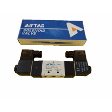 Airtac Solenoid Valve 4V22006, 1/8 NPT, Double Solenoid, specify voltage