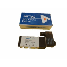 Airtac Solenoid Valve 4V31008, 1/4 NPT, Single Solenoid, specify voltage