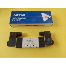 Airtac Solenoid Valve 4V420-15, 1/2 NPT, Double Solenoid, specify voltage