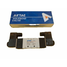 Airtac Solenoid Valve 4V32010, 3/8 NPT, Double Solenoid, specify voltage