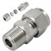 Fastek USA Male Connector, Stainless, Part Number SSPC10-1/2 NPT. 10mm tube to 1/2 NPT