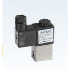 Airtac Solenoid Valve 2V025-06T, 1/8 NPT, Single Solenoid, specify voltage