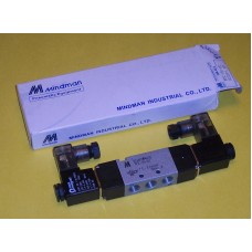 Mindman Solenoid Valve MVSD-180-4E2-AC220V, 1/8 NPT, Double Solenoid, 220VAC