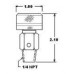 National Valve Shut Off Valve Model 9420B-2M, 1/4 NPT, Hyson 11-700-9900